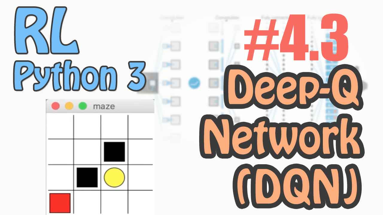 DQN 思维决策 (Tensorflow) - 强化学习 Reinforcement Learning | 易学习Python